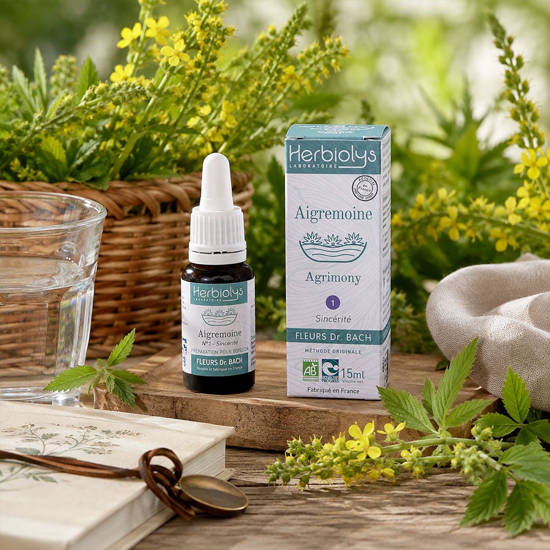 Herbiolys Agrimony No. 1 Organic Bach Flower Remedy 15ml - Elliotti