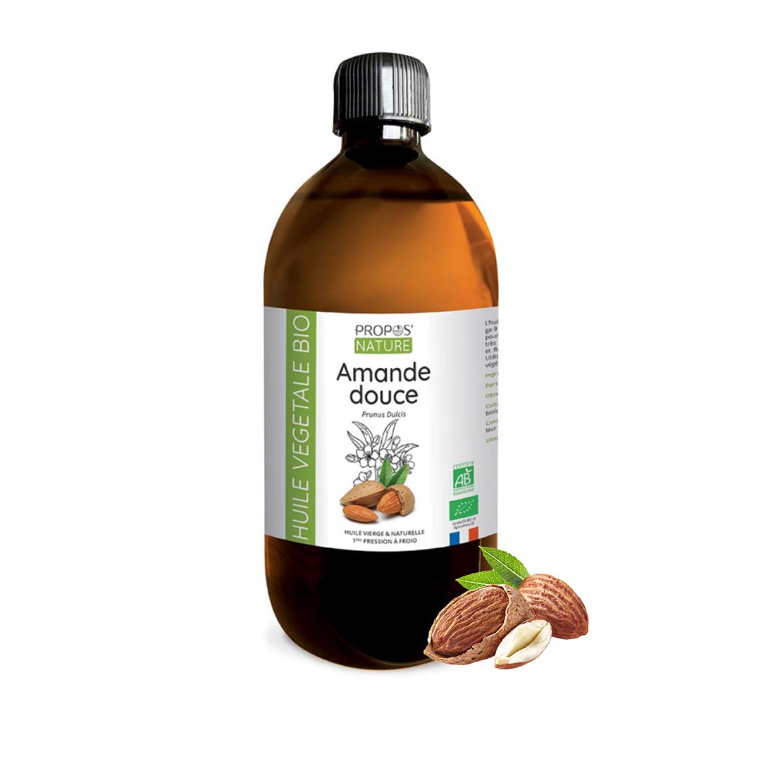 Propos'Nature Almond Sweet Organic Virgin Oil, 500ml - Elliotti