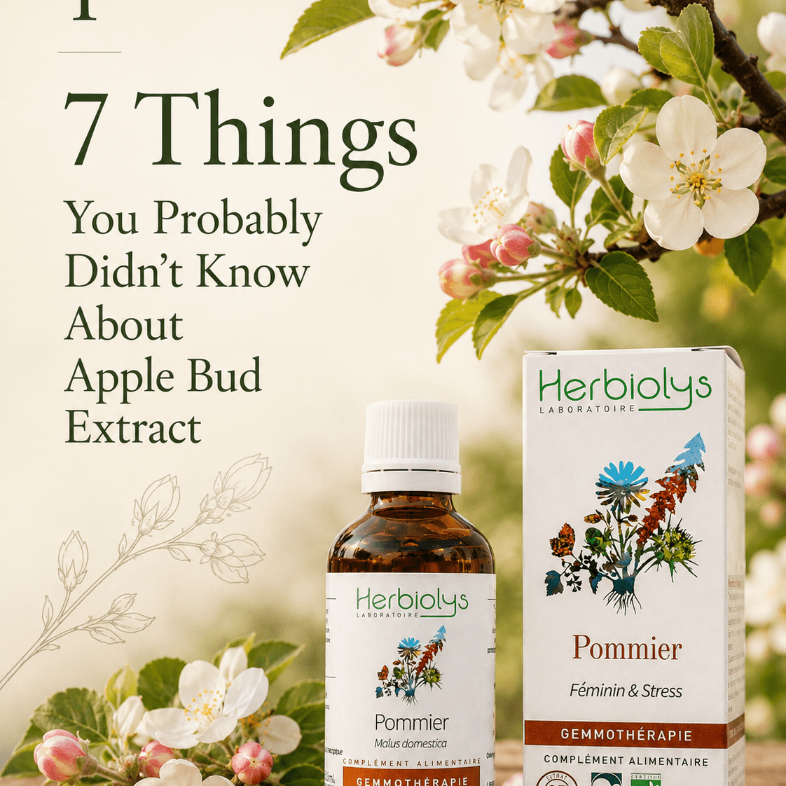 Herbiolys Apple Organic Bud Extract, 50 ml - Elliotti