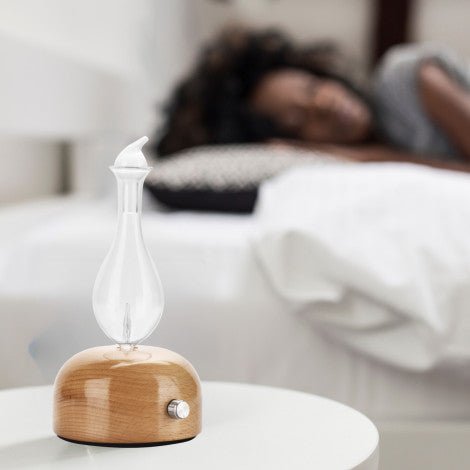 Zen Arome Aurora Cold Nebulization Diffuser – FSC Wood & Hand - Crafted Glass - Elliotti