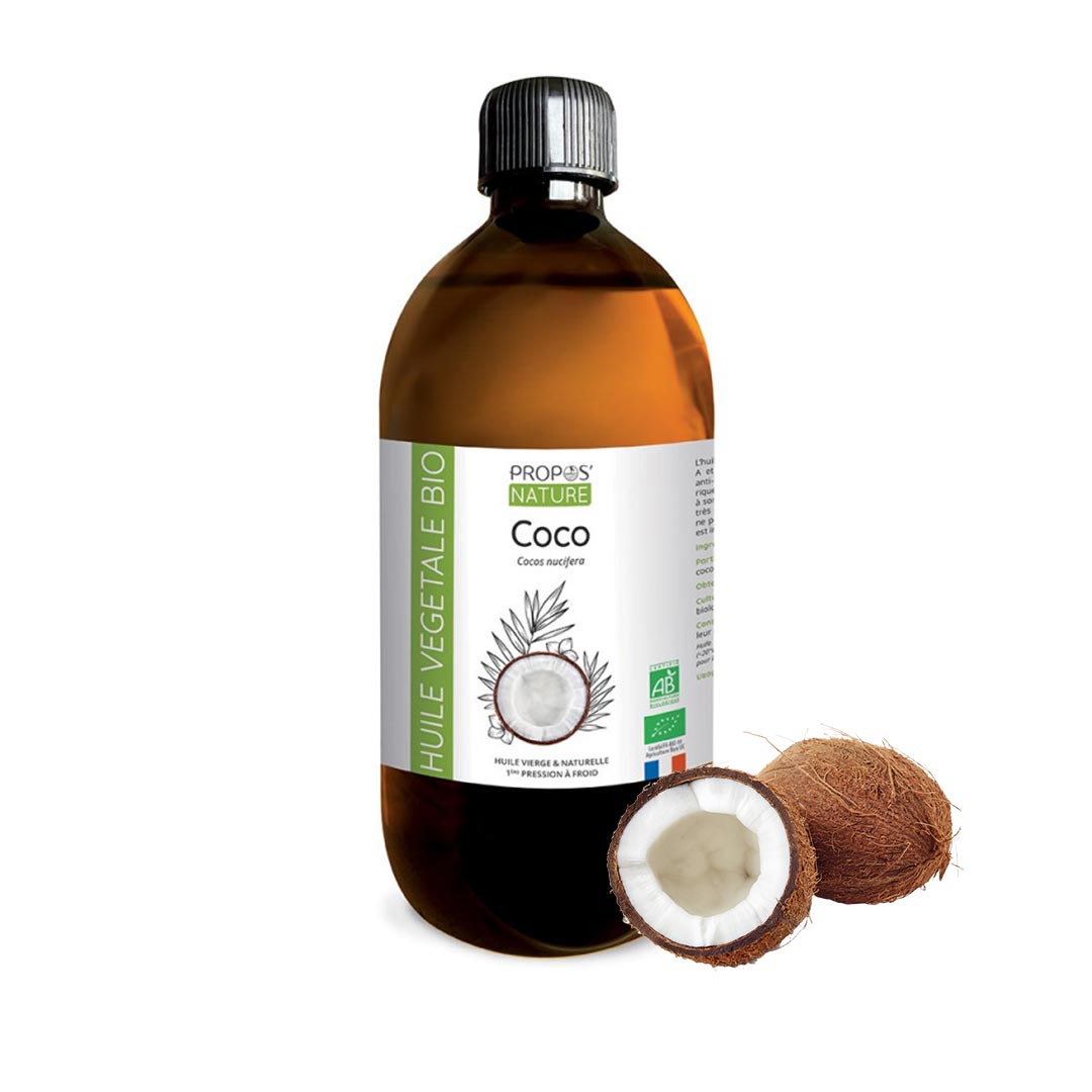Propos'Nature Coconut Organic Virgin Oil, 500ml - Elliotti