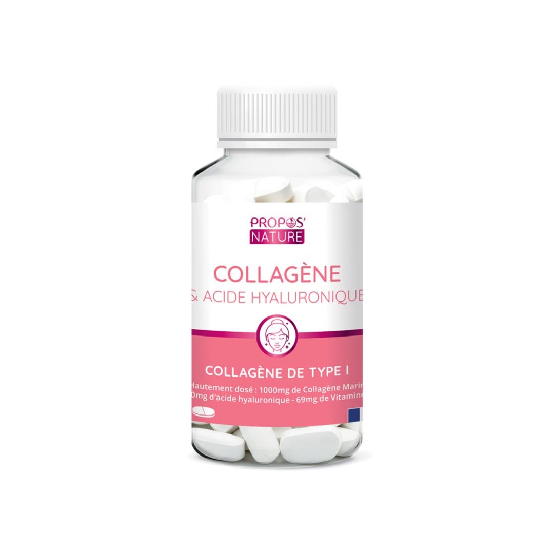 Propos'Nature Collagen & Hyaluronic Acid, 60 tablets - Elliotti