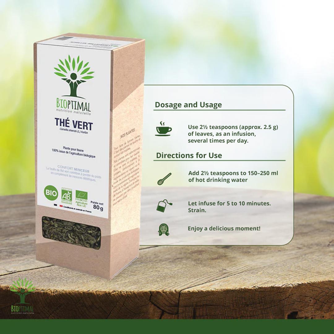 Bioptimal Green Tea Organic Infusion - Elliotti