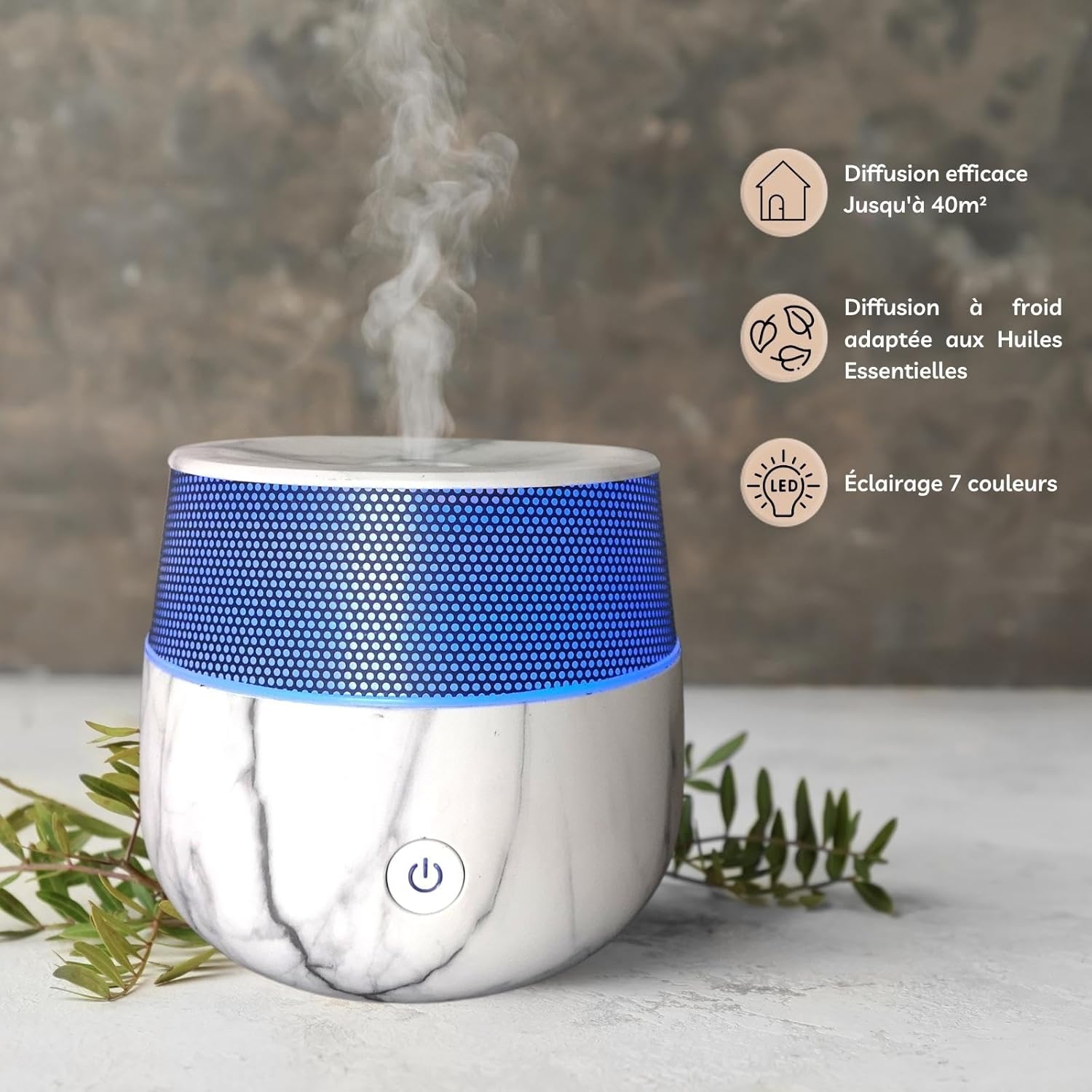 Zen Arome Kailo Ultrasonic Diffuser - 140 ml - Elliotti