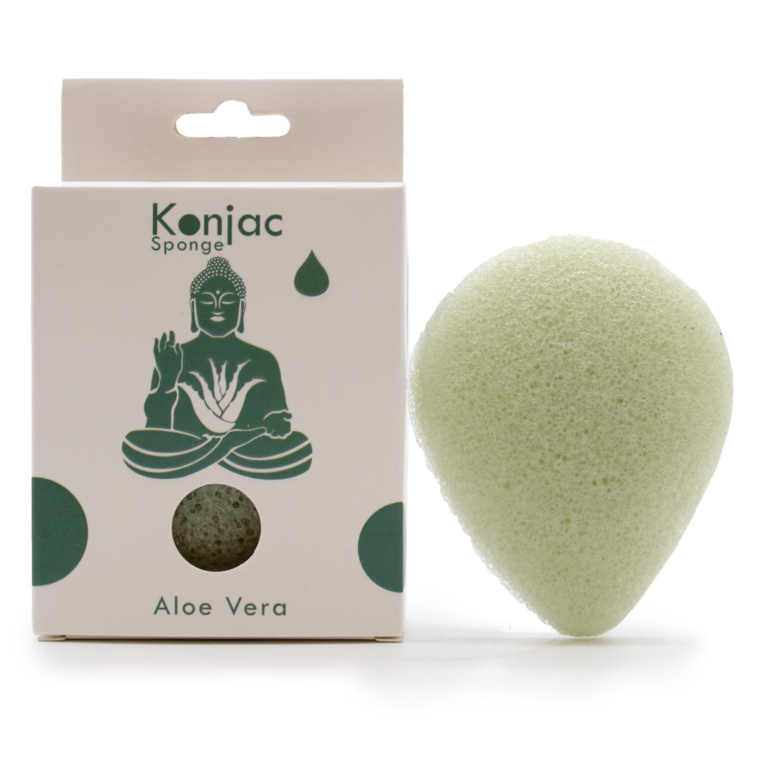 AW Artisan Konjac Facial Sponge - Aloe Vera - Healing - Elliotti