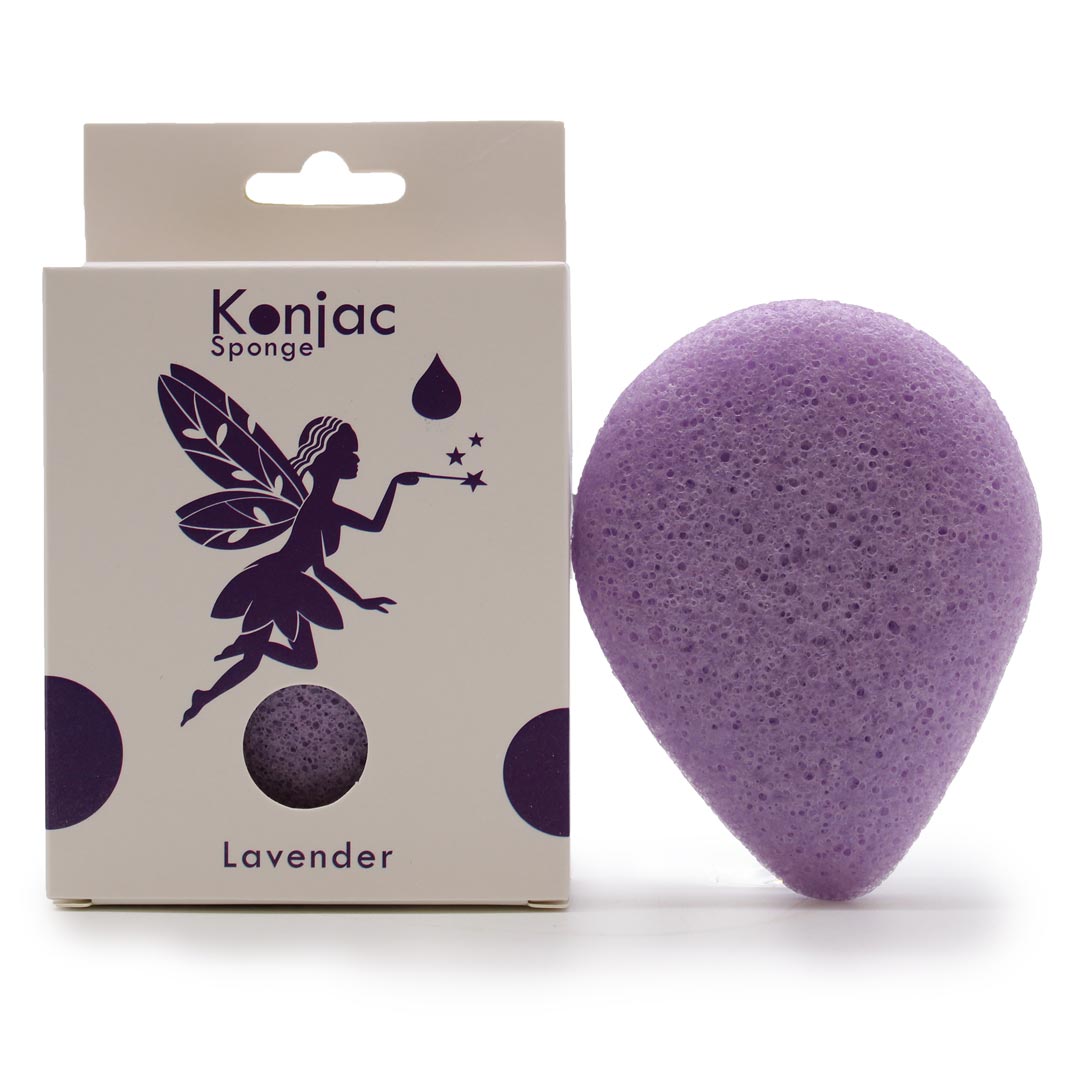 AW Artisan Konjac Facial Sponge - Lavender - Pain relieving - Elliotti