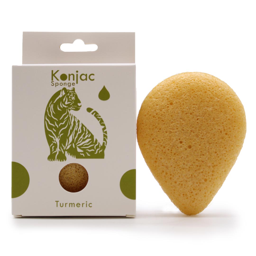 AW Artisan Konjac Facial Sponge - Turmeric - Anti-wrinkle - Elliotti