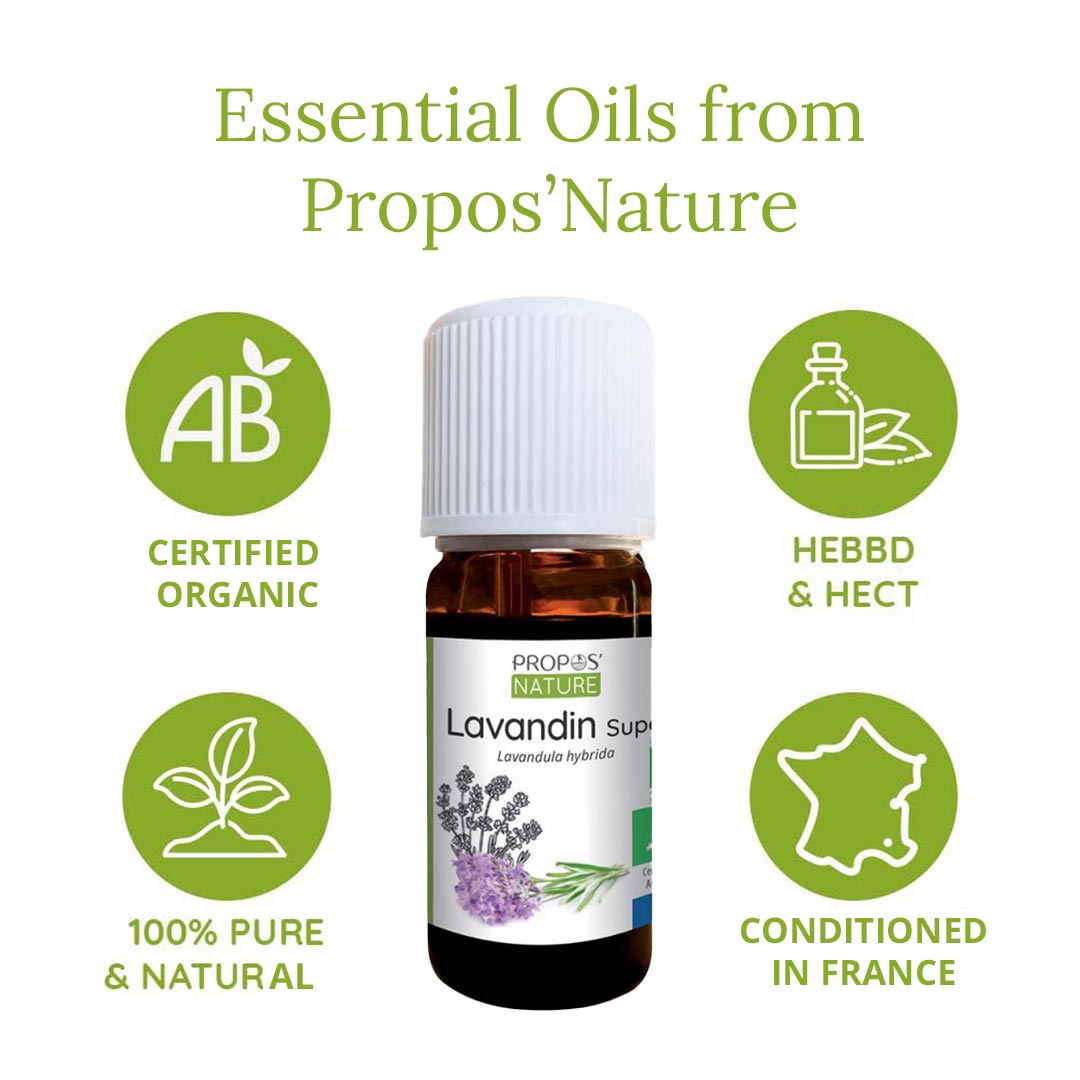 Propos'Nature Lavandin Super Organic Essential Oil, 10ml - Elliotti