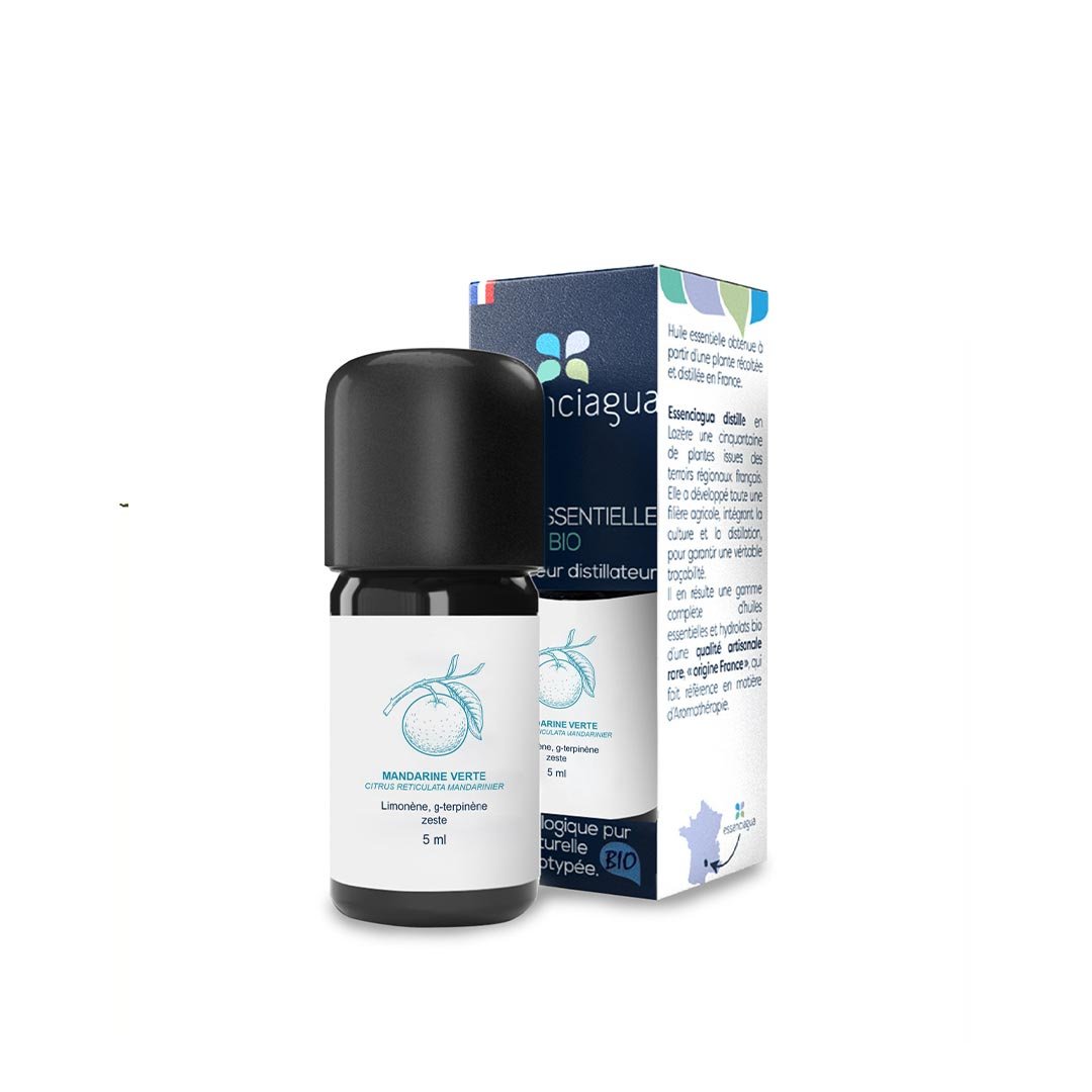 Essenciagua Mandarin Green Organic Essential Oil, 5ml - Elliotti
