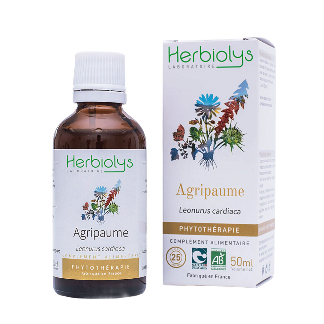 Herbiolys Agripaume bottle and packaging on a white background