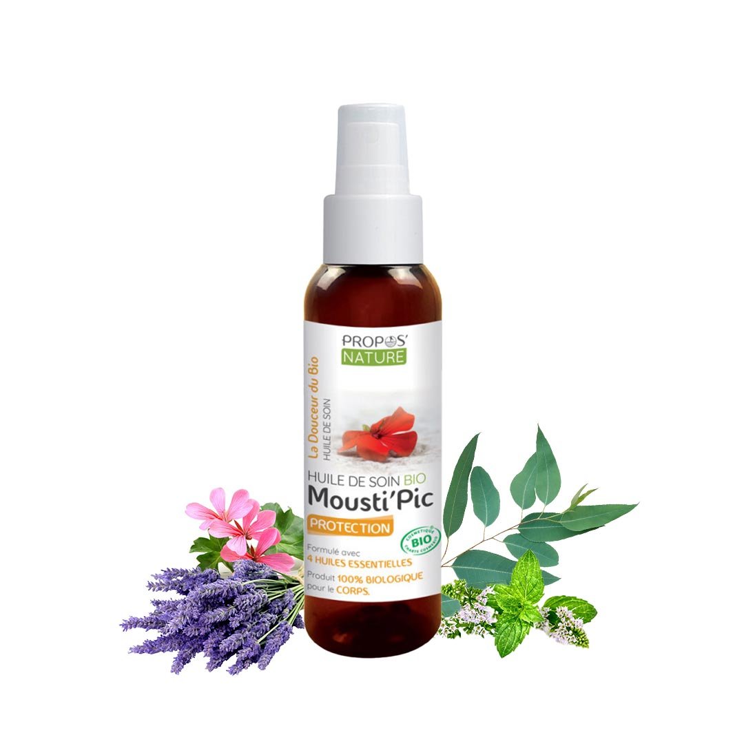 Propos'Nature Mousti'Pic Summer Care Oil - Natural Outdoor Protection - Elliotti