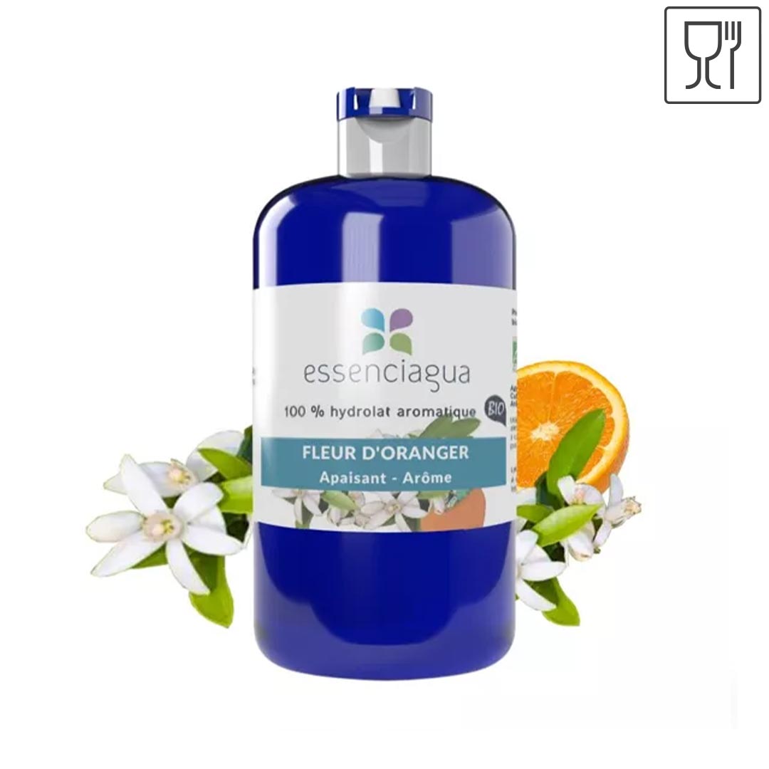 Essenciagua Orange Blossom (Neroli) Organic Hydrosol, 250ml - Elliotti