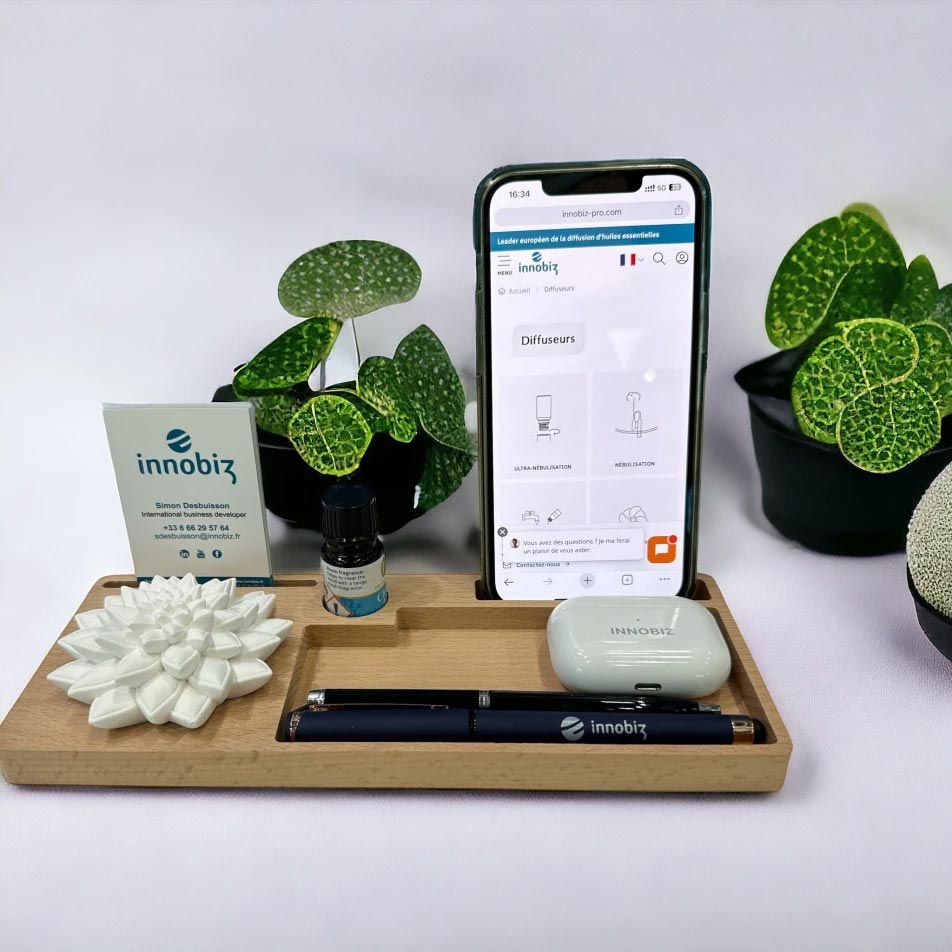 Innobiz Orgalia Ceramic Flower Diffuser & Organizer - Elliotti