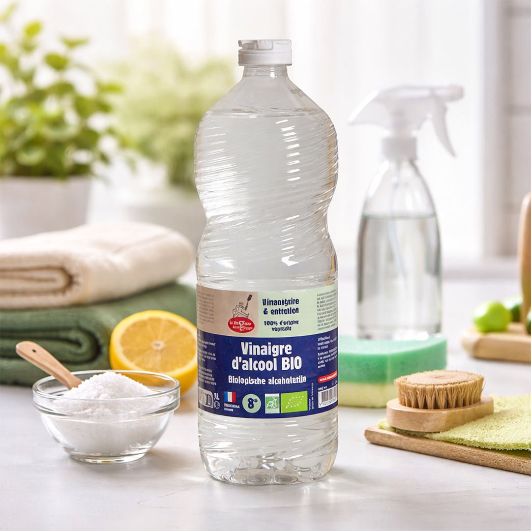 La Droguerie Ecologique - ECODIS Organic 8% Alcohol Vinegar, 1 liter - Elliotti