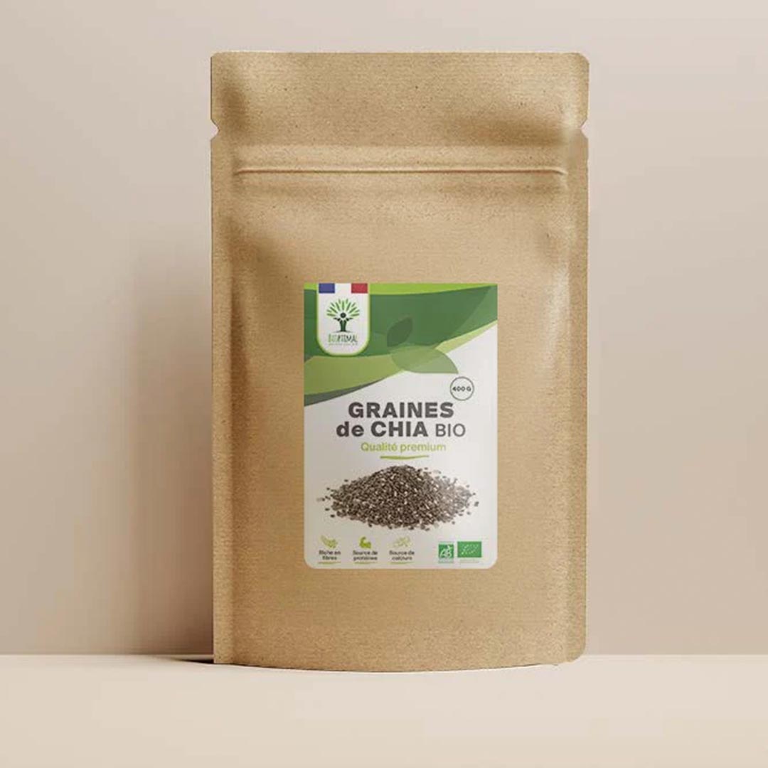 Bioptimal Organic Chia Seeds, 400g - Elliotti