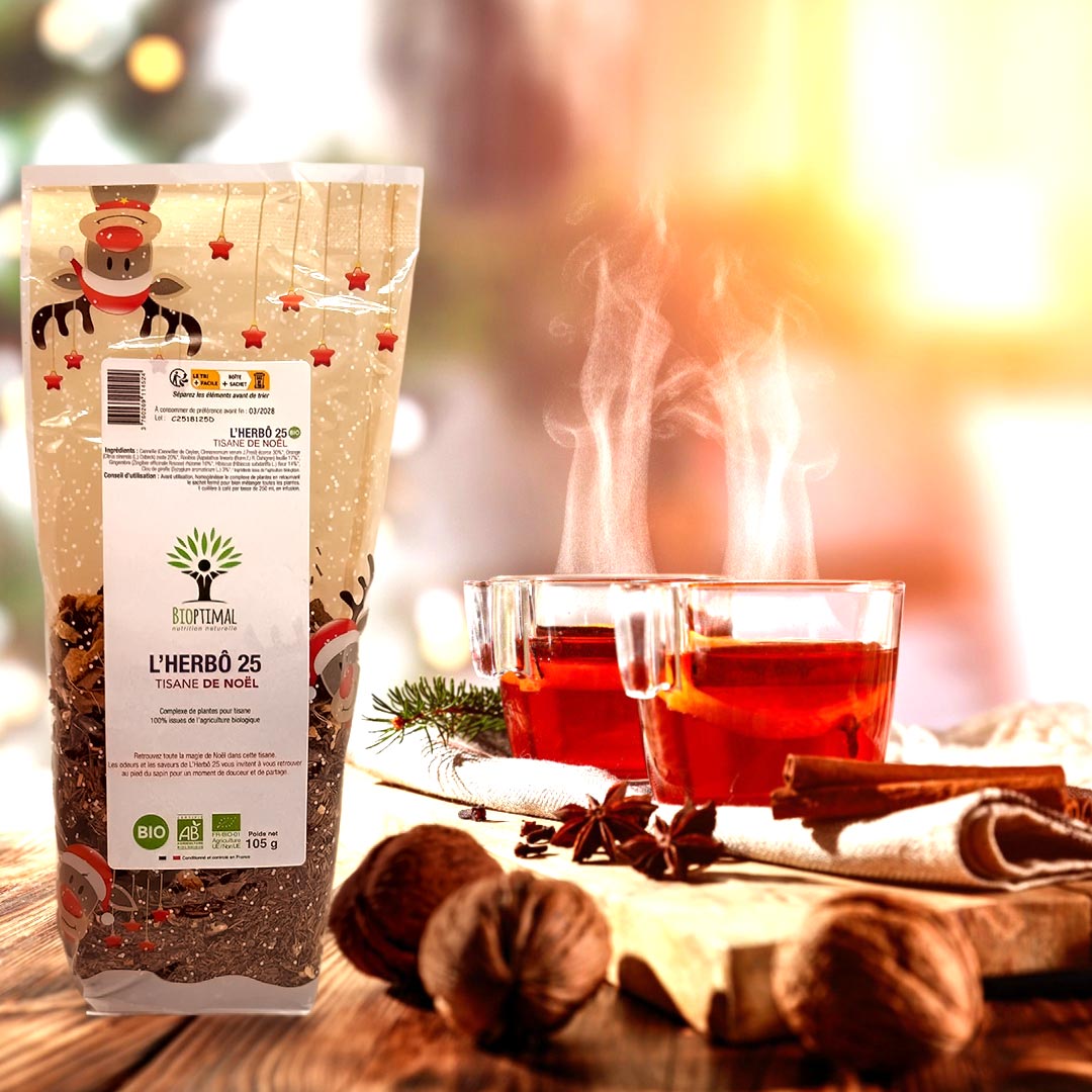 Bioptimal Organic Christmas Herbal Tea Blend - Elliotti
