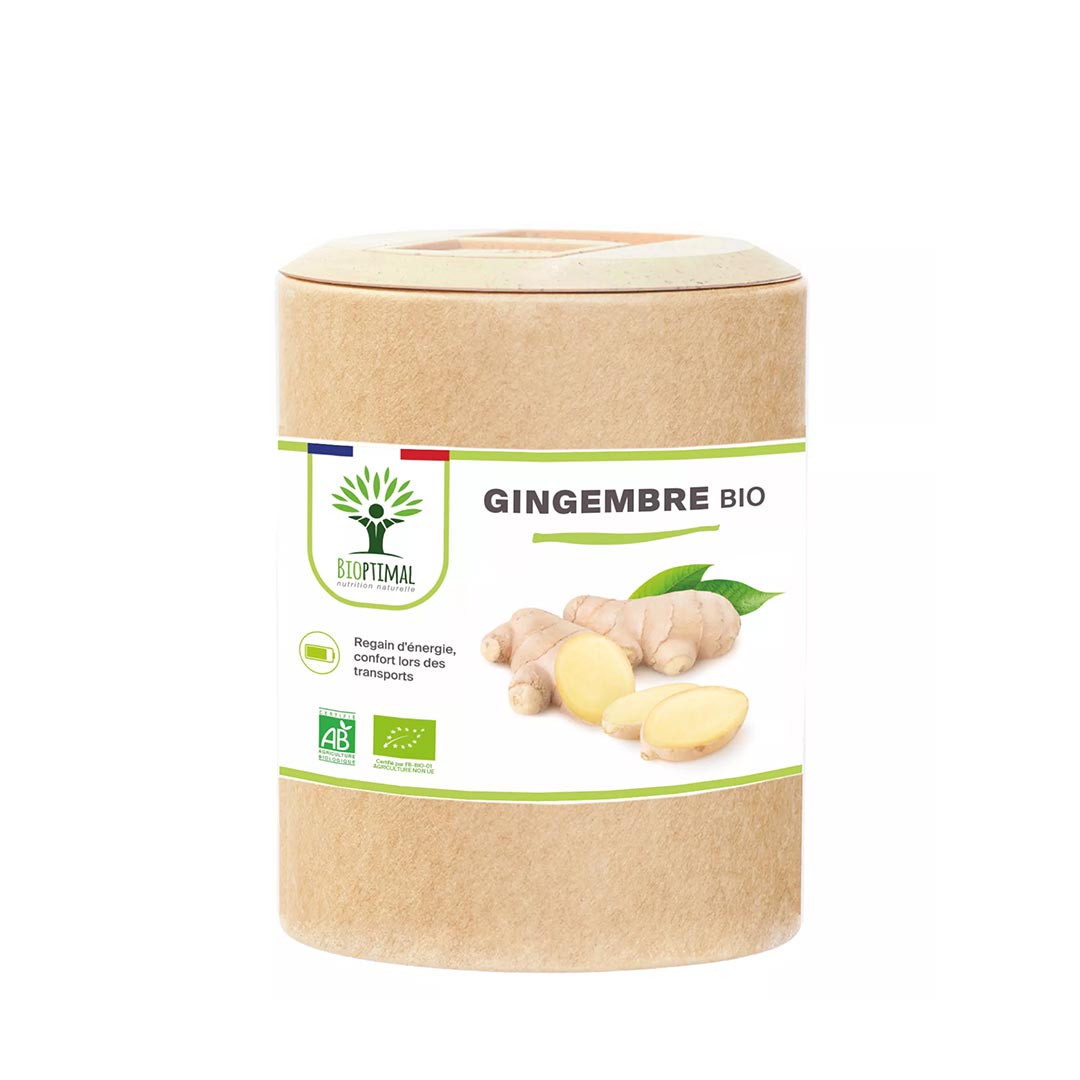 Bioptimal Organic Ginger Powder, 200 capsules - Elliotti