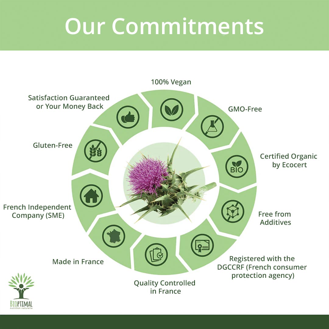 Bioptimal Organic Milk Thistle, 200 capsules - Elliotti