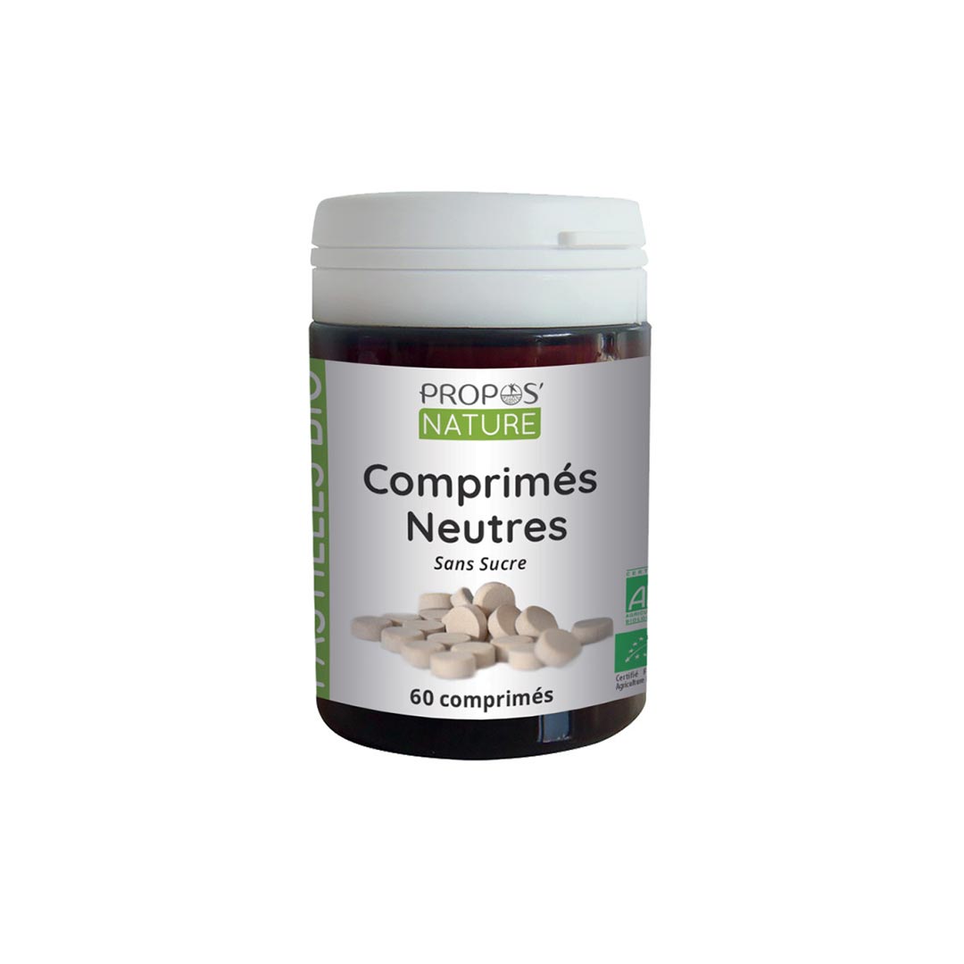 Propos'Nature Organic Neutral Lozenges – Natural Support for Essential Oils, 60 pcs - Elliotti