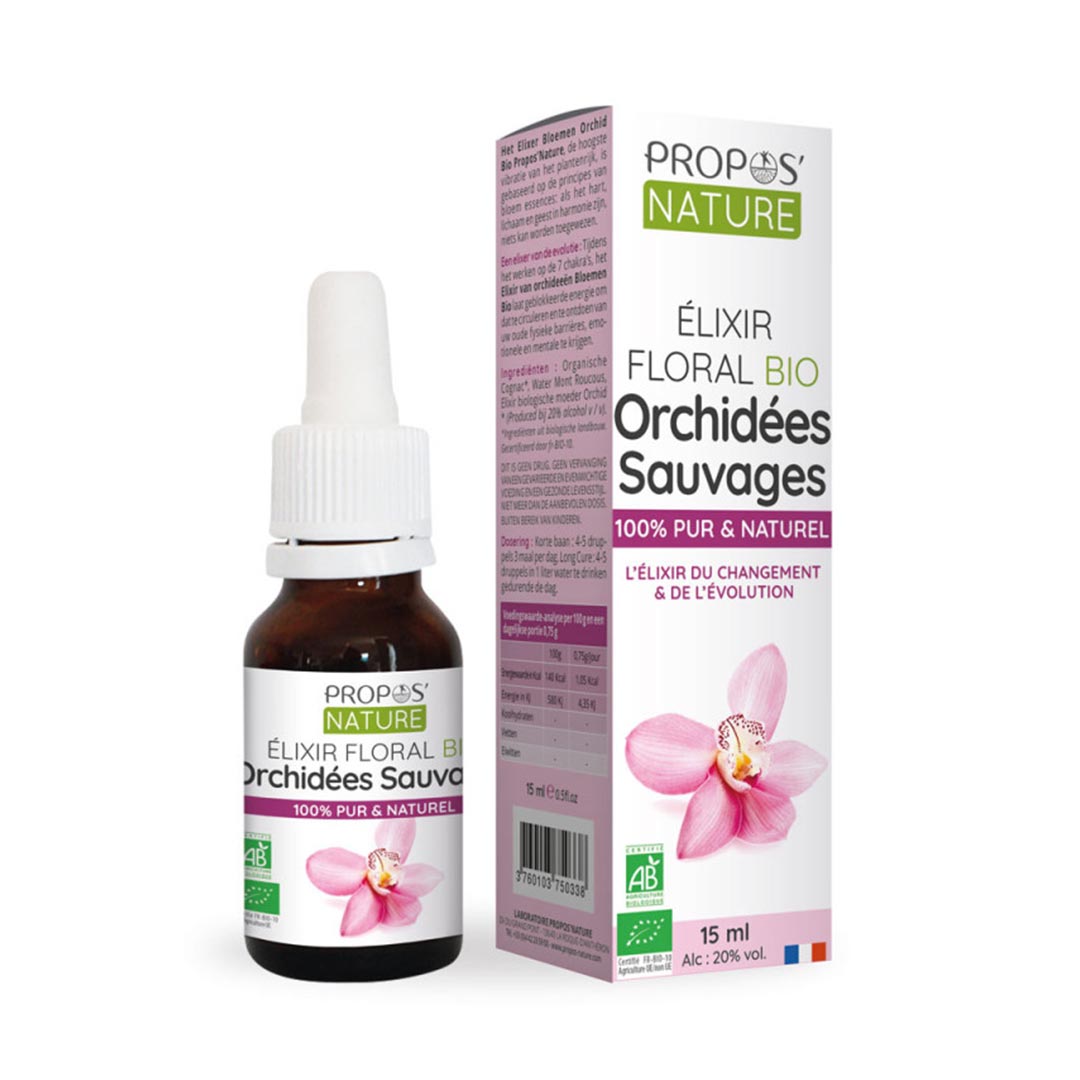 Propos'Nature Organic Orchid Floral Elixir - 15ml - Elliotti