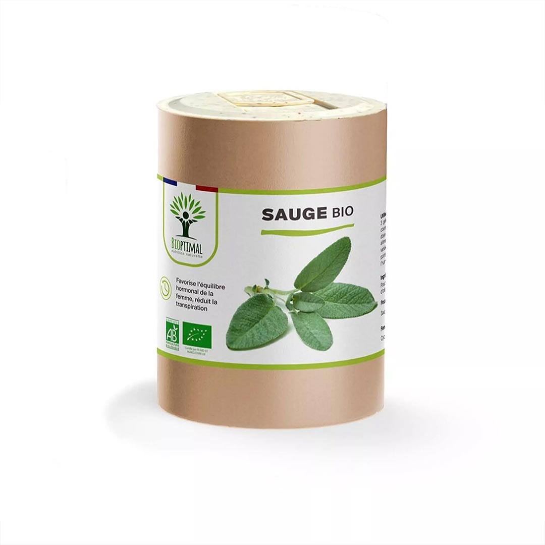 Bioptimal Organic Sage, 200 capsules - Elliotti