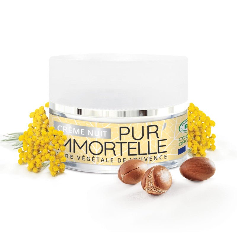 Propos'Nature Pur'Immortelle Organic Night Cream - Anti - aging, 50ml - Elliotti