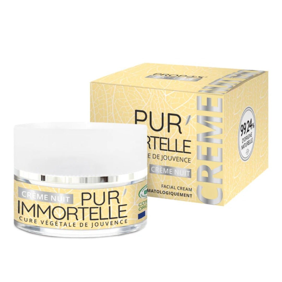 Propos'Nature Pur'Immortelle Organic Night Cream - Anti - aging, 50ml - Elliotti