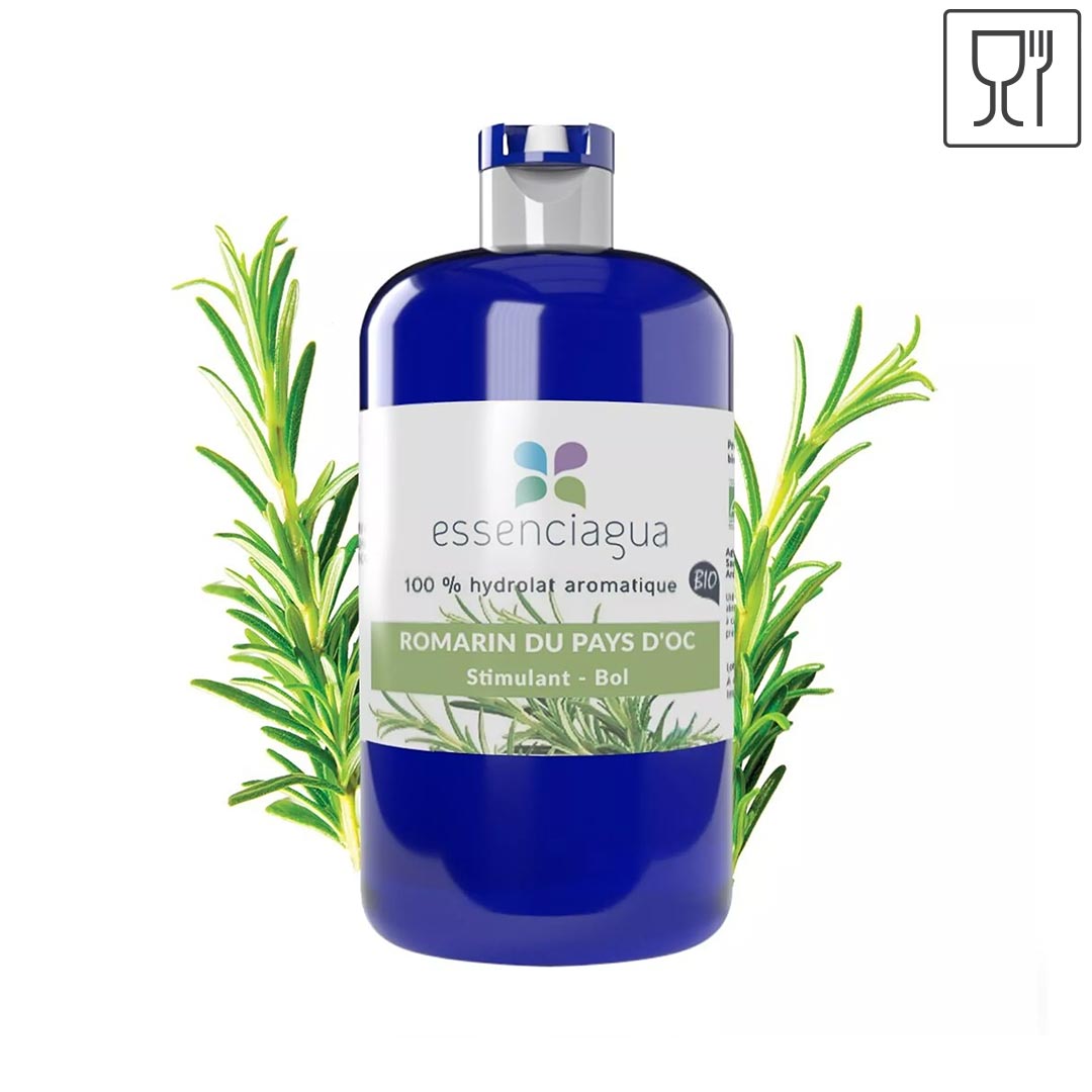 Essenciagua Rosemary Officinal Organic hydrosol from Pays d'Oc, 250ml - Elliotti