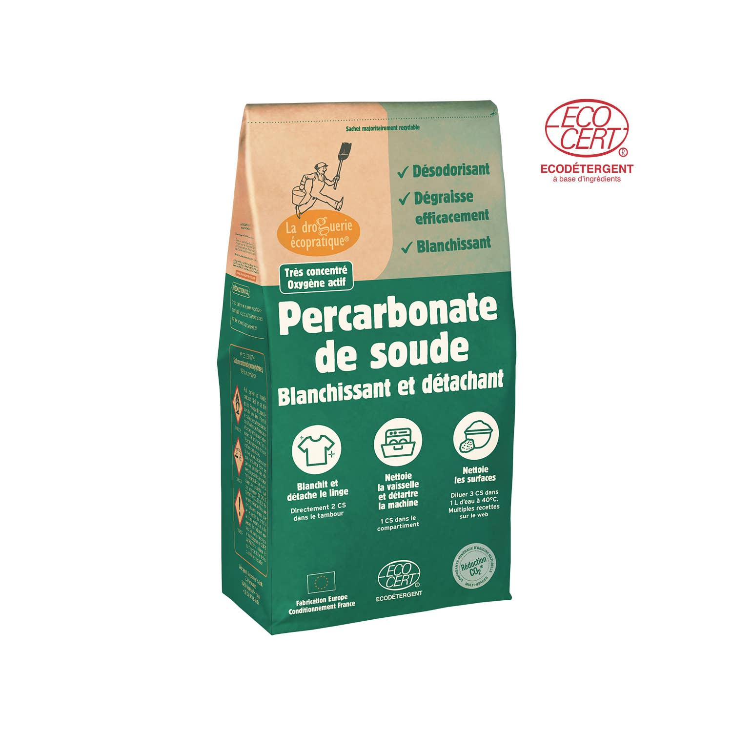 La Droguerie Ecologique - ECODIS Sodium Percarbonate Ecological Whitener, 1 kg - Elliotti