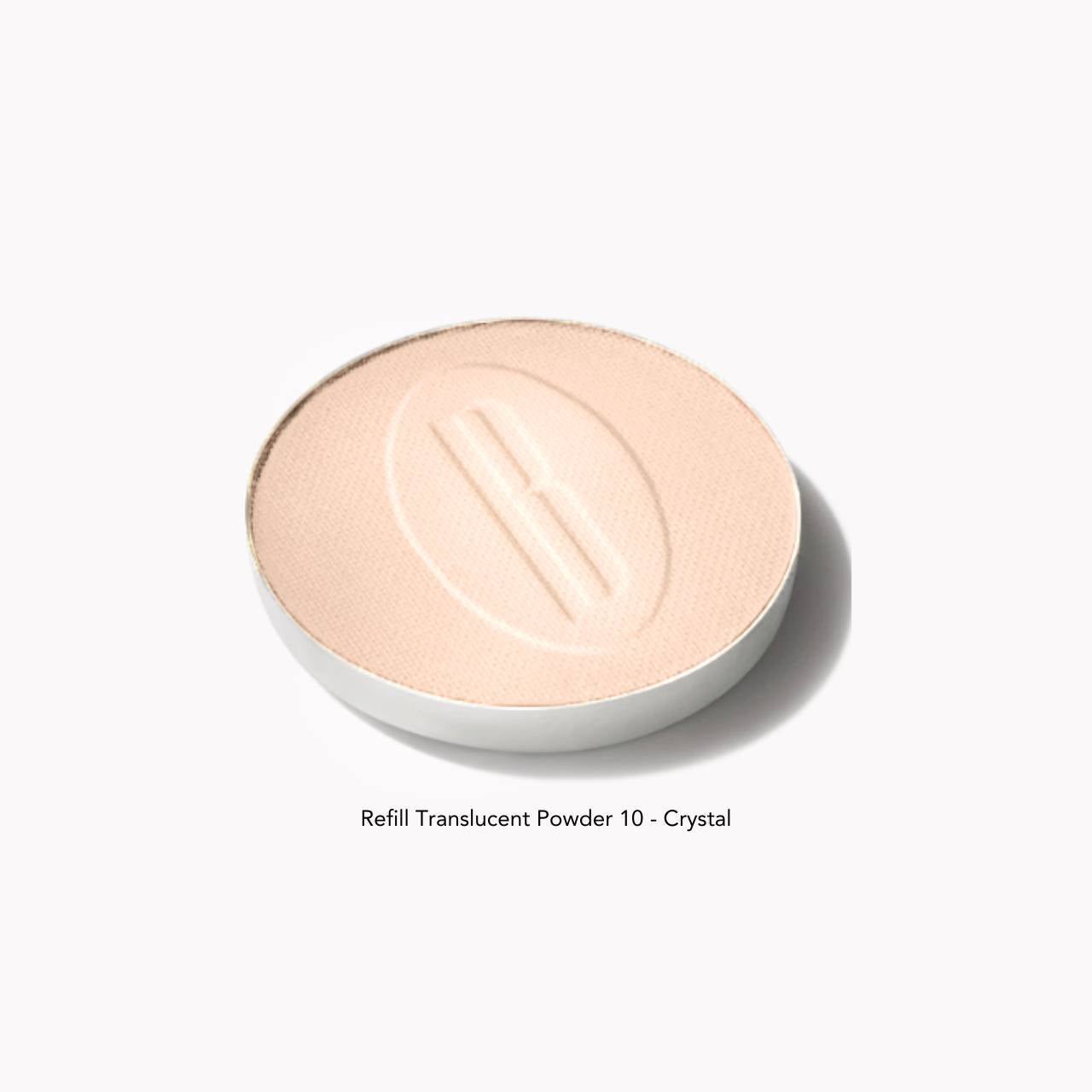Baims Natural Makeup Translucent Pressed Powder - 10 Crystal* - Elliotti