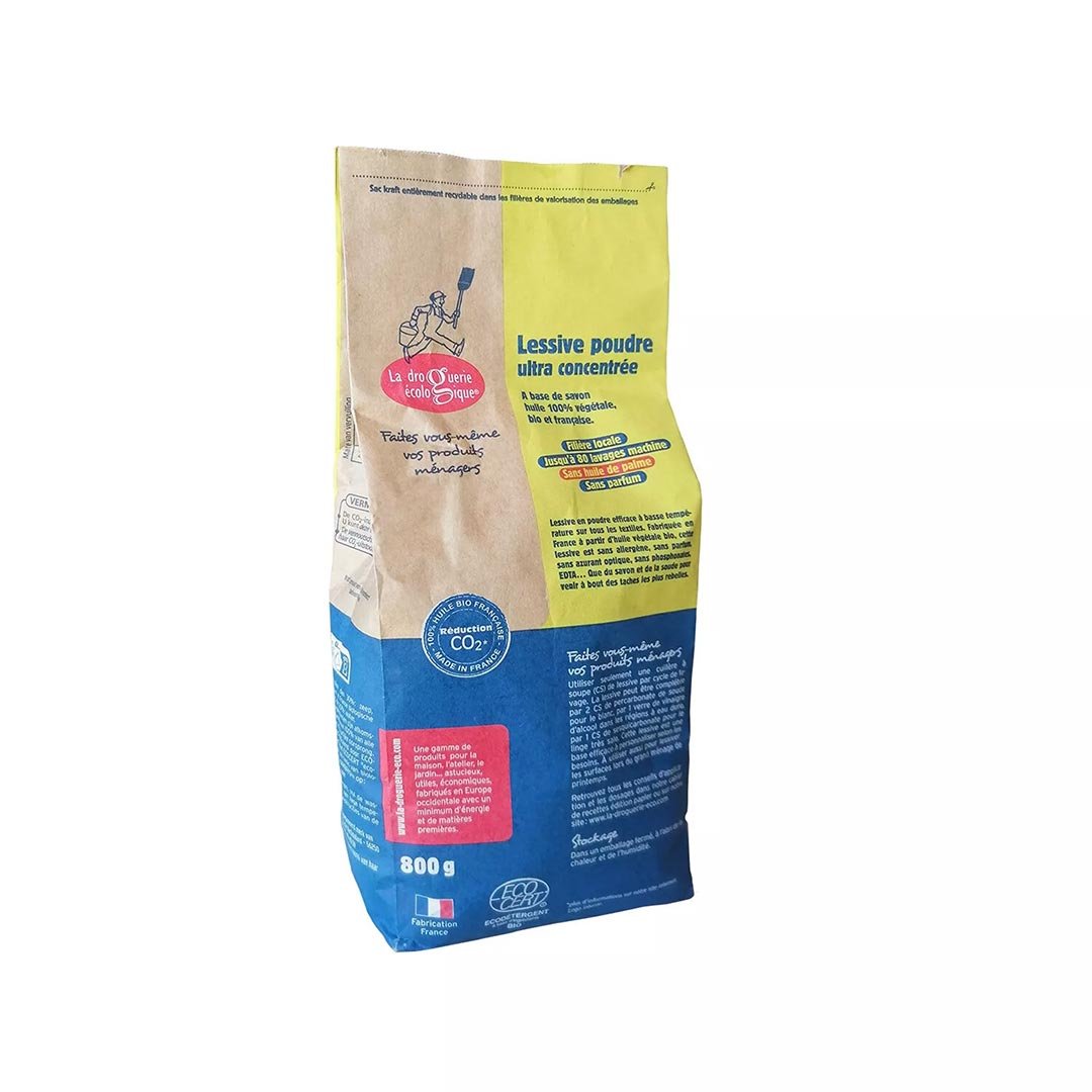 La Droguerie Ecologique - ECODIS Ultra - Concentrated Ecological Laundry Powder, 800g - Elliotti