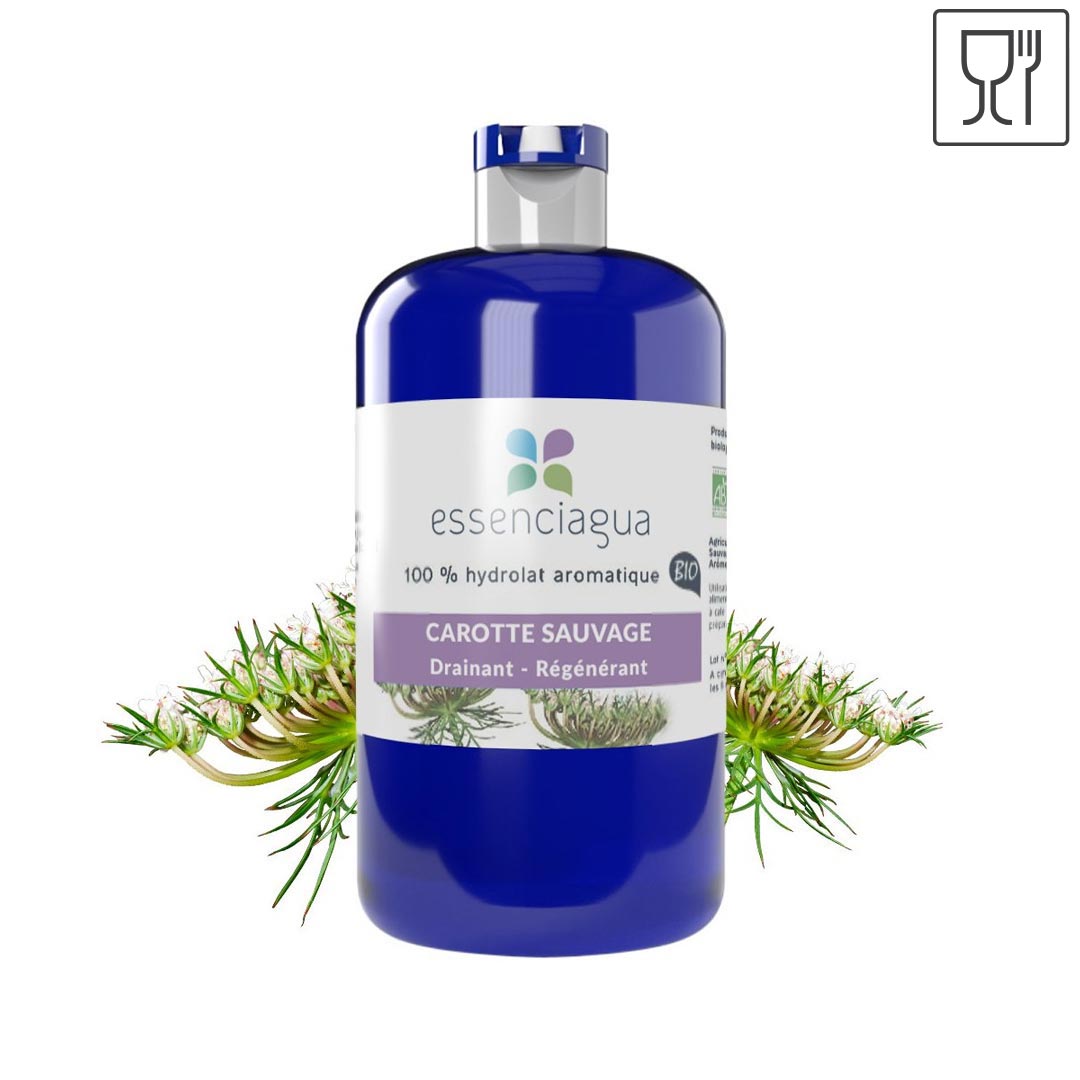 Essenciagua Wild Carrot Organic Hydrosol, 250ml - Elliotti