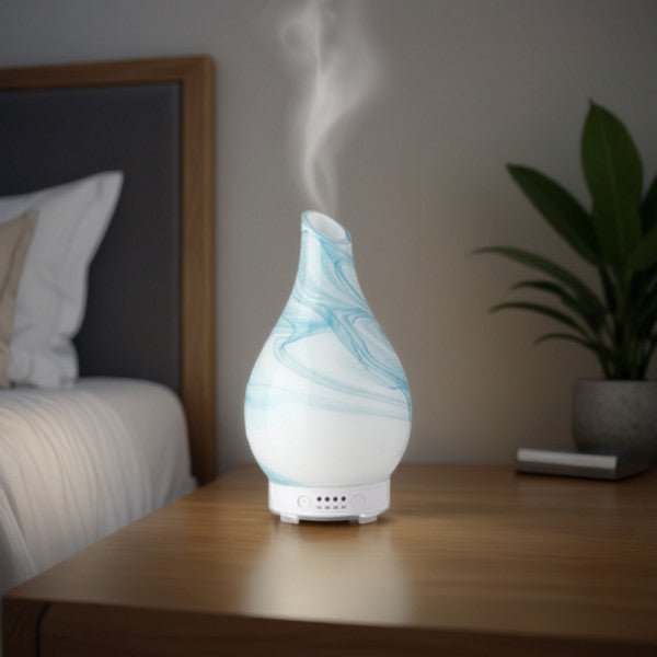 Zen Arome Yangtze Ultrasonic Diffuser - Hand - Painted Glass - Elliotti