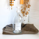 Little Pots 1L refillable white glass dosing pump bottle - Elliotti