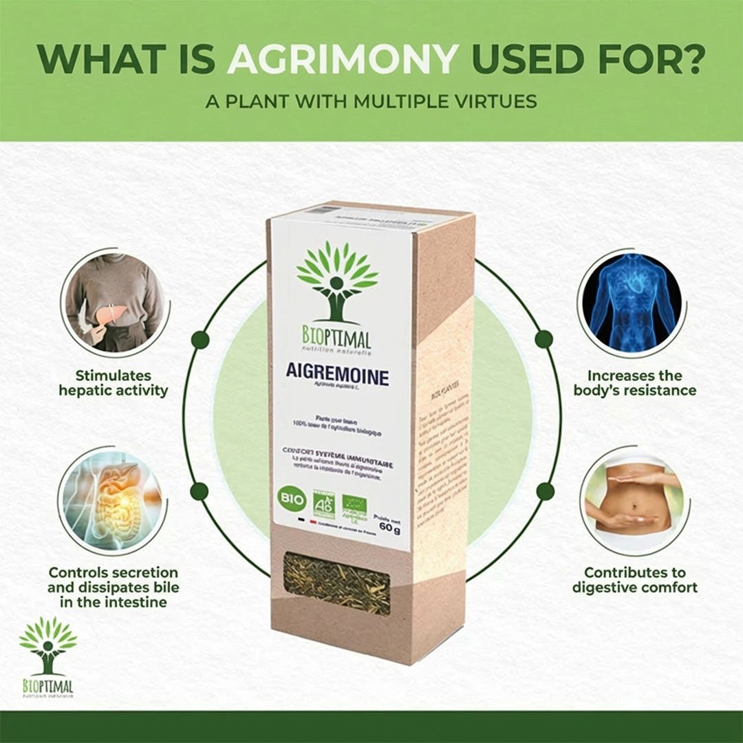 Bioptimal Agrimony Organic Infusion, 60g - Elliotti