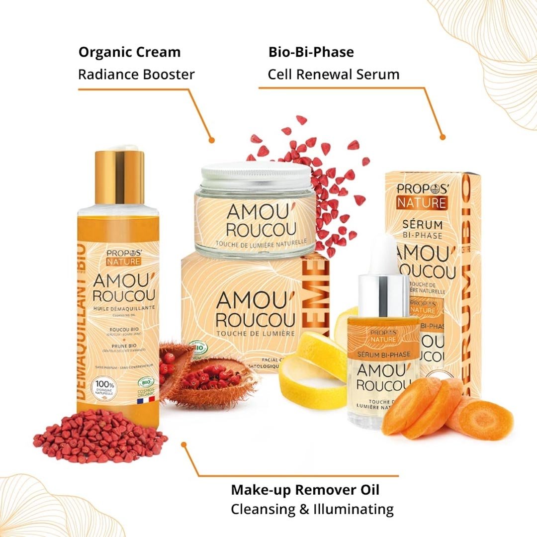 Laboratoire Propos'Nature Amou'Roucou Organic Glow Set - Elliotti