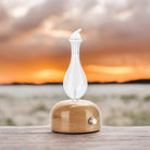 Zen Arome Aurora Cold Nebulization Diffuser – FSC Wood & Hand - Crafted Glass - Elliotti