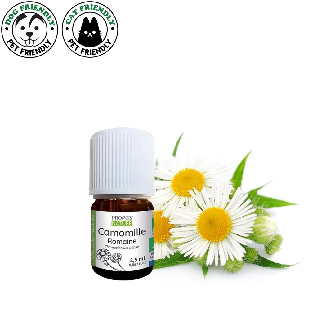 Laboratoire Propos'Nature Chamomile Roman Organic Essential Oil, 2,5ml - Elliotti