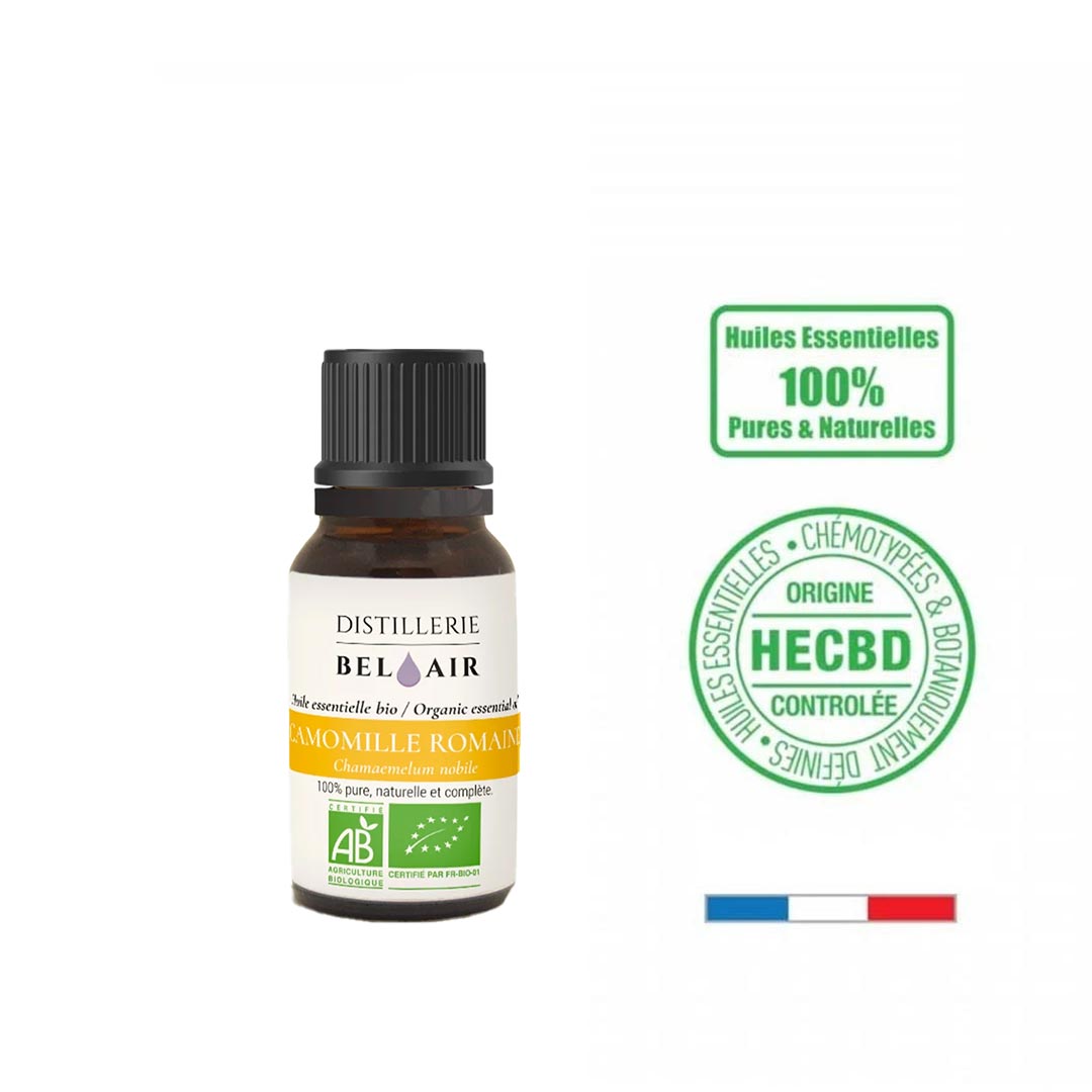 Distillerie Bel Air Chamomile Roman Organic Essential Oil, 5ml - Elliotti