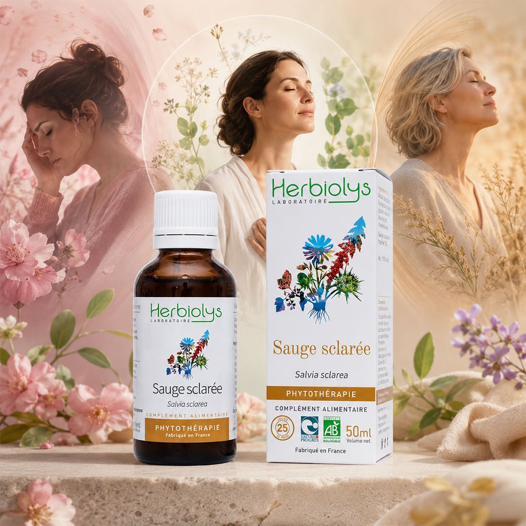 Herbiolys Clary Sage Organic Fresh Extract, 50ml - Elliotti