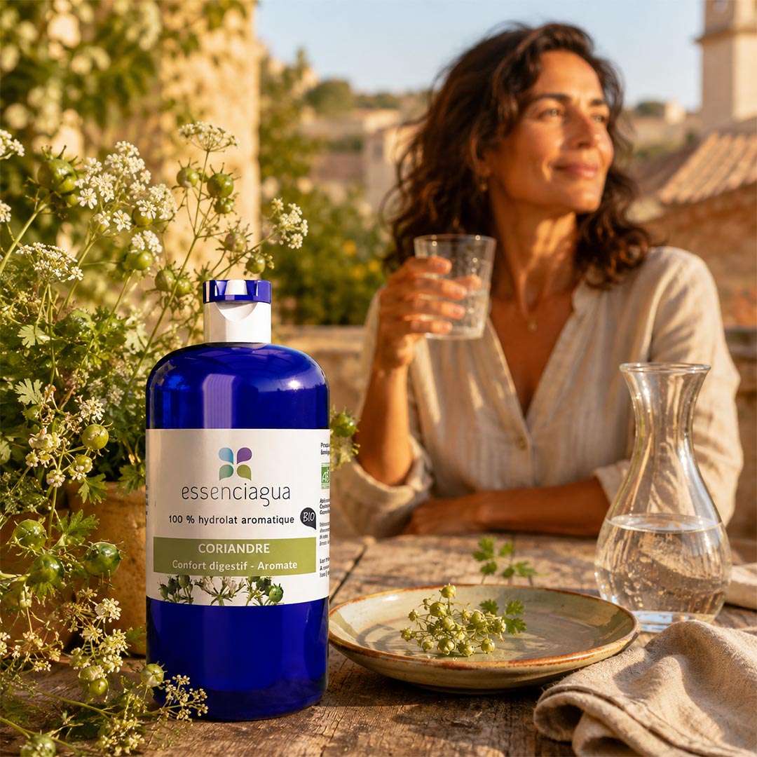 Essenciagua Coriander (Seeds) Organic Hydrosol, 250ml - Elliotti