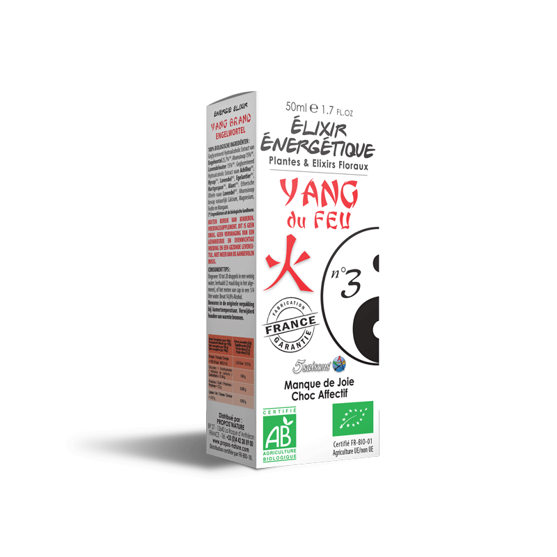 Propos'Nature Energy Elixir No. 3 Bio - Chinese Medicine - 50ML - Elliotti