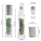 AW Artisan Gemstone Essential Oil Roller Bottle - Sodalite, Silver Lid - Elliotti