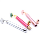 AW Artisan Gemstone Vibrating Face Roller, Rose Quartz - Elliotti