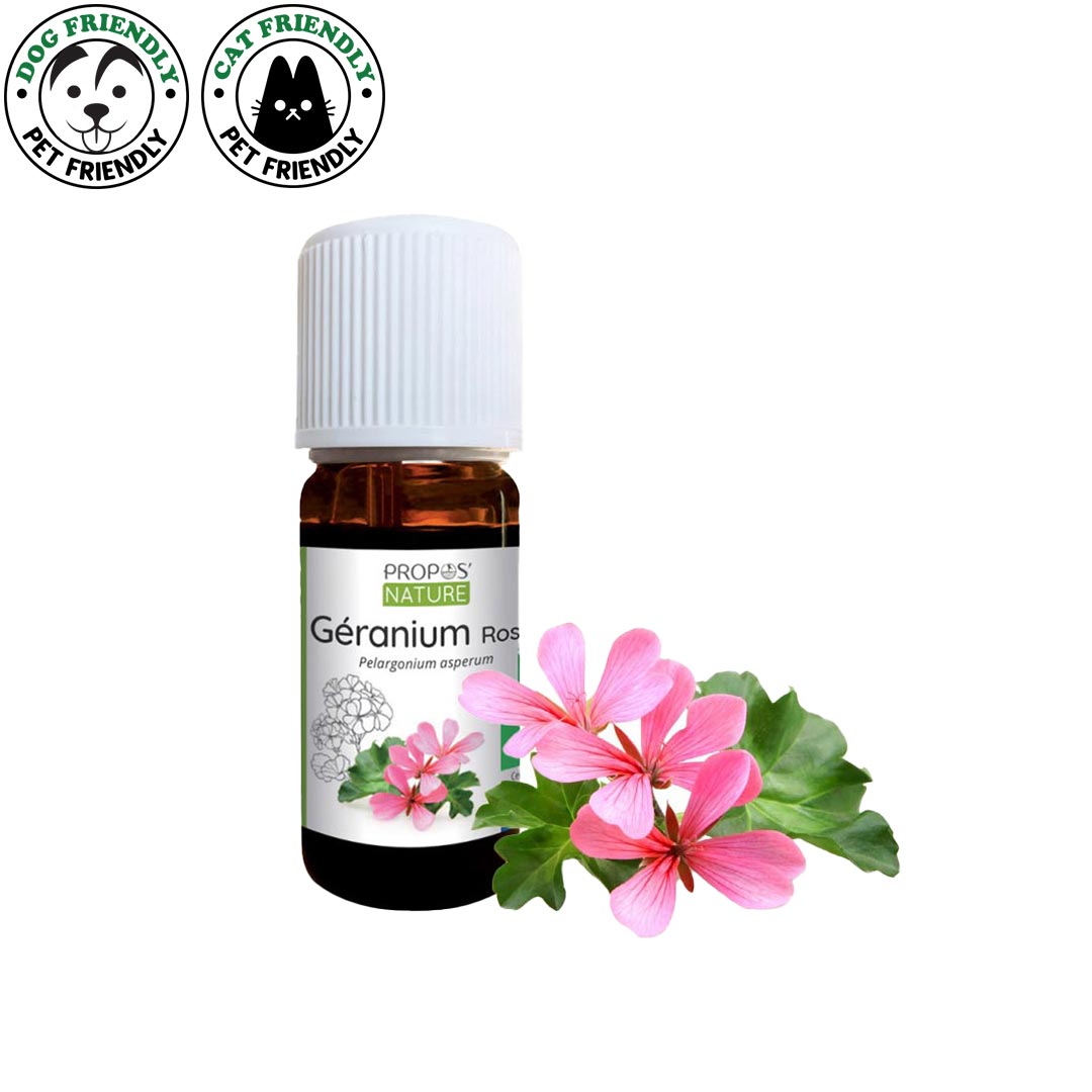 Laboratoire Propos'Nature Geranium Organic Essential Oil, 10ml - Elliotti