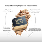 Baims Natural Makeup Highlighter Pressed Powder 10 Warm & Glow* - Elliotti