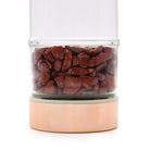 AW Artisan Jasper Red Gemstone Tea Infuser Bottle - 500 ml - Elliotti