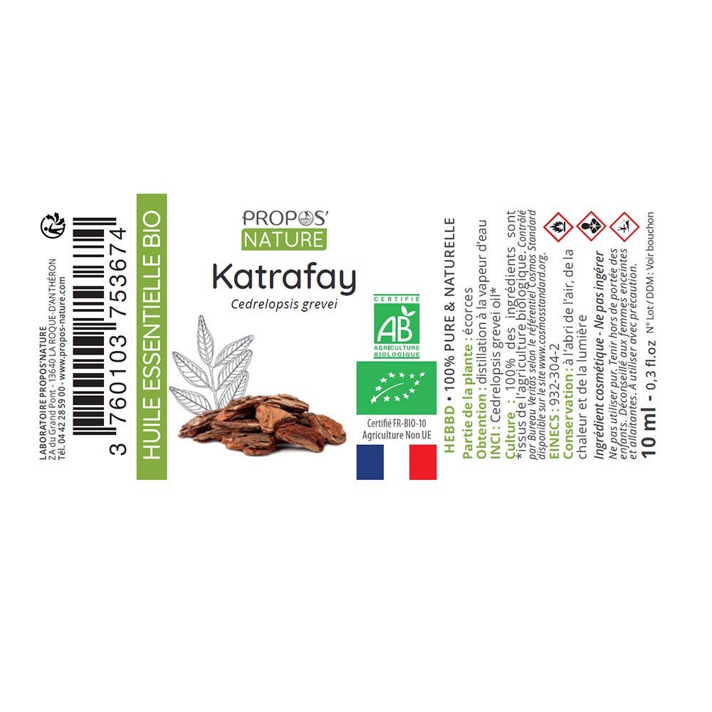 Laboratoire Propos'Nature Katrafay Organic Essential Oil, 10ml - Elliotti