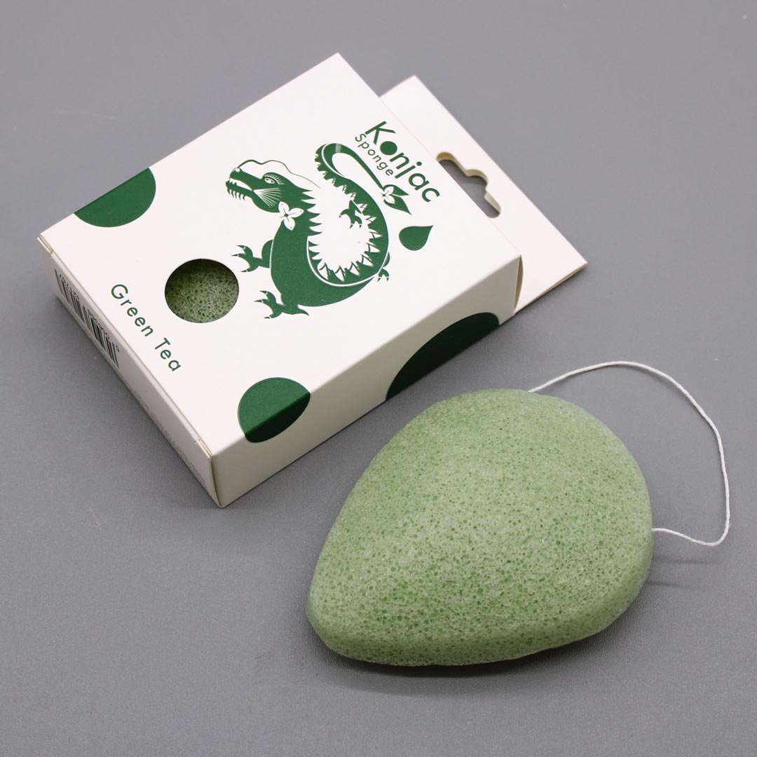 AW Artisan Konjac Facial Sponge - Green tea - Protective - Elliotti