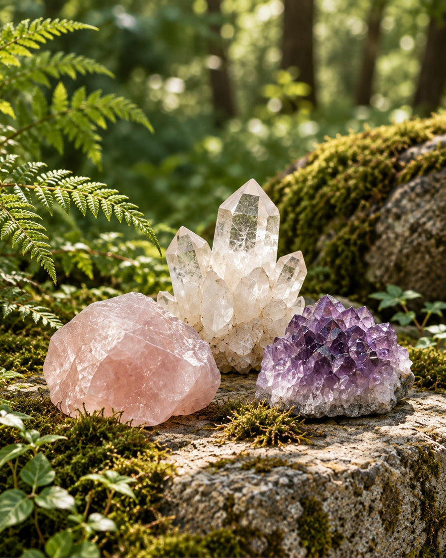 Natural crystals and gemstones